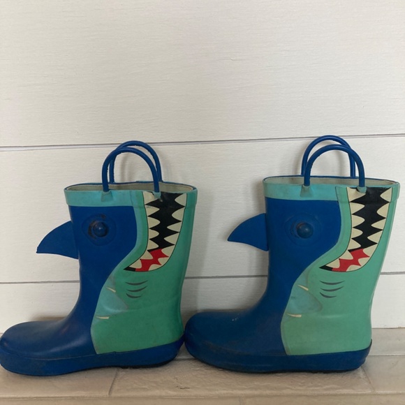 Cat & Jack Shoes Toddler Shark Rain Boots Poshmark